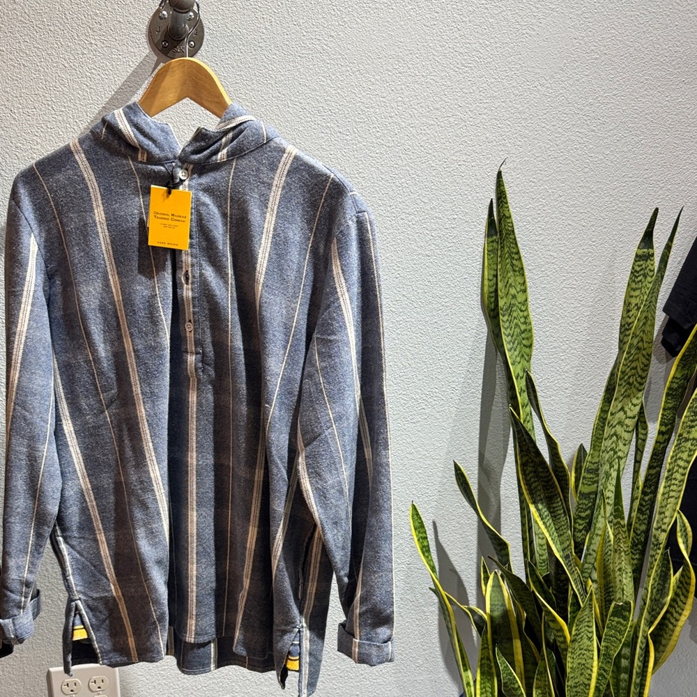 Men’s Original Madras Trading Company Hooded Kurta